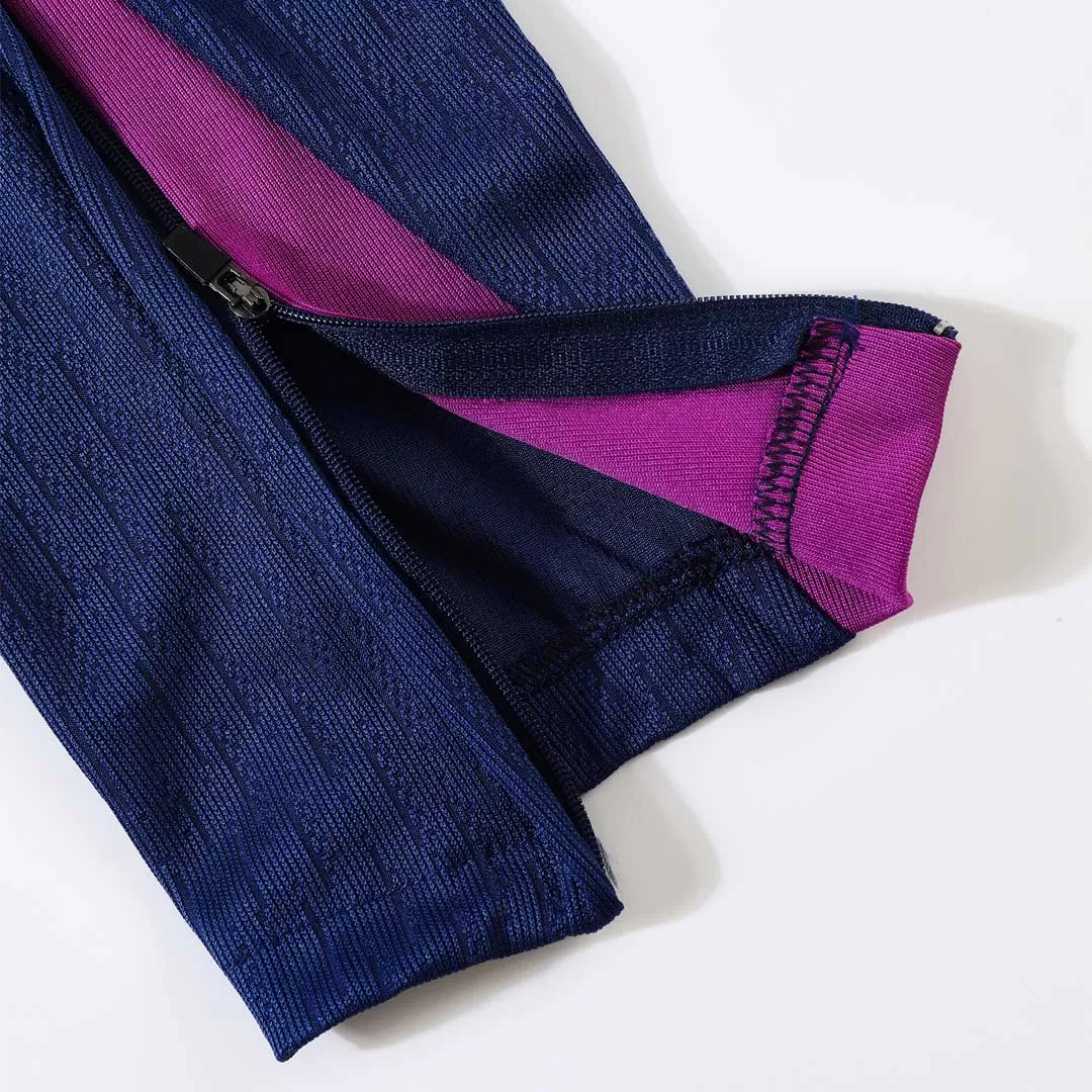 Barcelona 1/4 Zip Tracksuit 2025/26 Kids Navy - Image 22