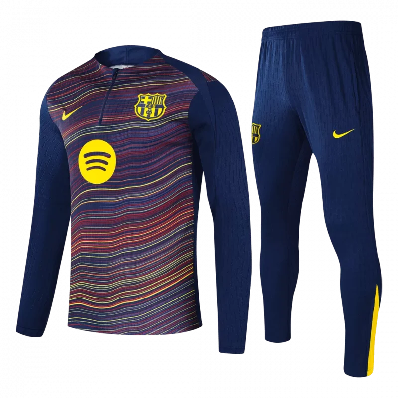 Barcelona 1/4 Zip Tracksuit 2025/26 Kids Colorful
