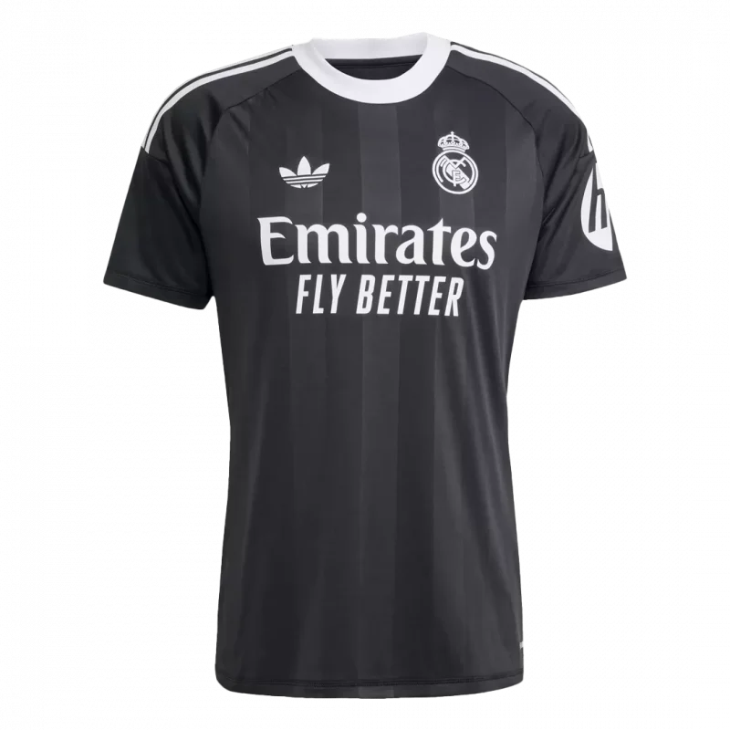 Real Madrid Goalkeeper Soccer Jersey 2025/26 Black