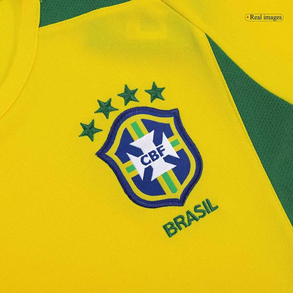 Vintage Soccer Jersey Brazil Home 2002/03 - Image 6