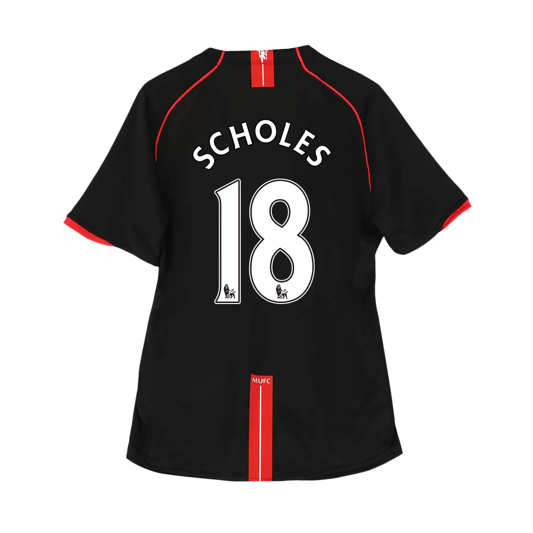 Vintage Soccer Jersey SCHOLES #18 Manchester United Away 2007/08