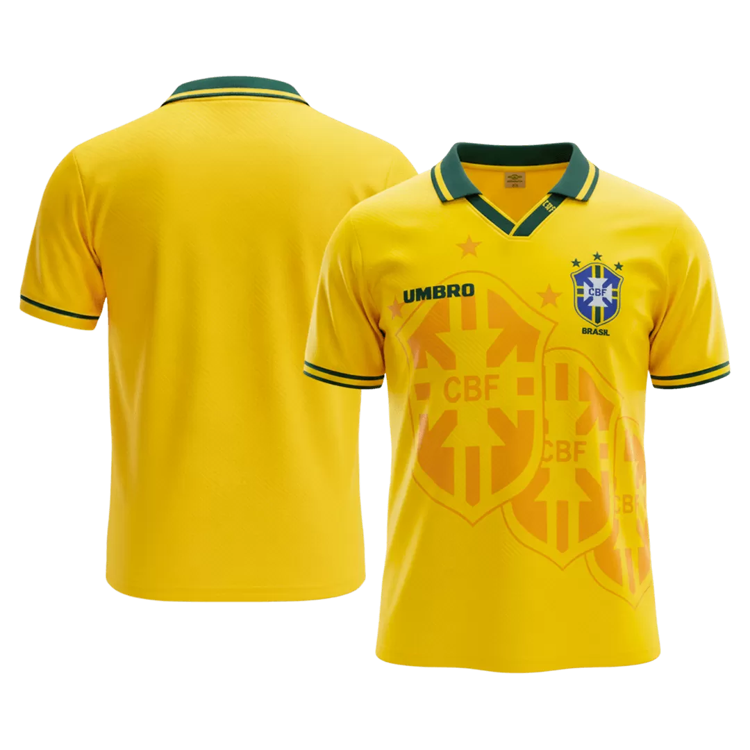 Retro Soccer Jersey Brazil Home 1994 - Image 3