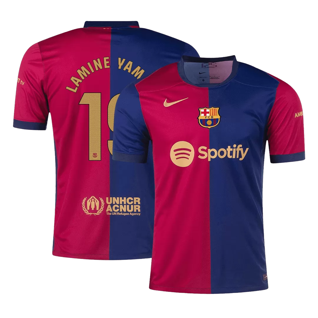 LAMINE YAMAL #19 Barcelona Home Soccer Jersey