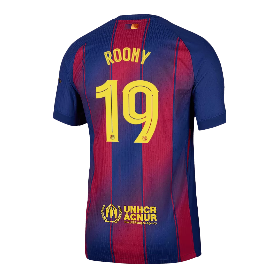 ROONY #19 Barcelona Home Player Version Jersey 2025/26 - UCL - Image 3