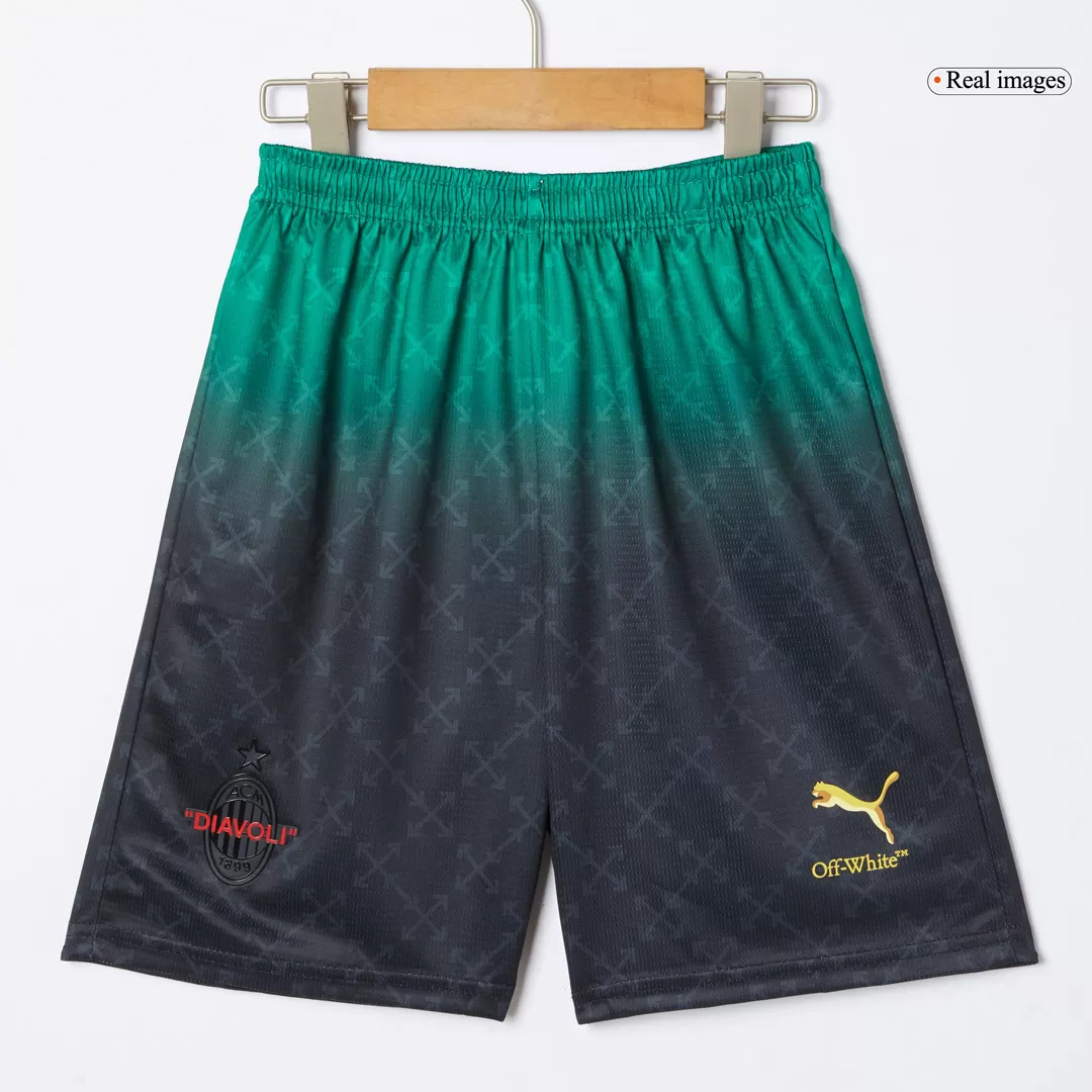 AC Milan Fourth Away Kids Soccer Jerseys Kit - Image 6