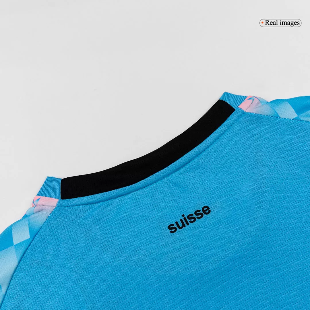 Switzerland Goalkeeper Soccer Jersey World Cup 2026 Blue - Image 12