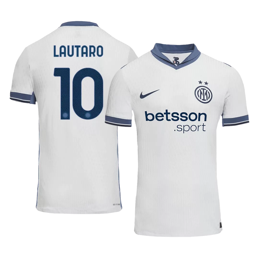 LAUTARO #10 Inter Milan Away Authentic Soccer Jersey