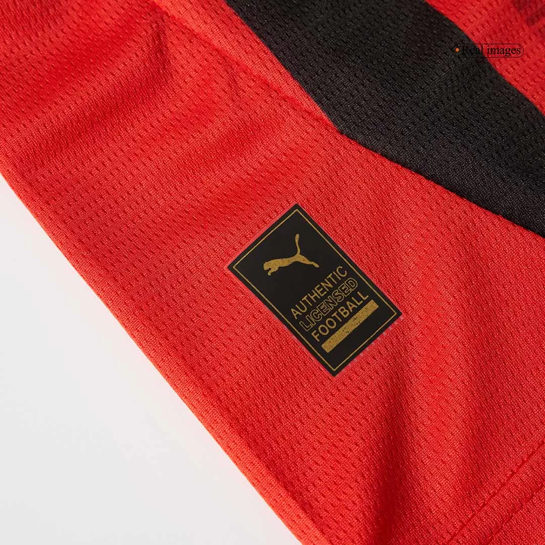 AC Milan Home Long Sleeve Soccer Jersey - Image 14