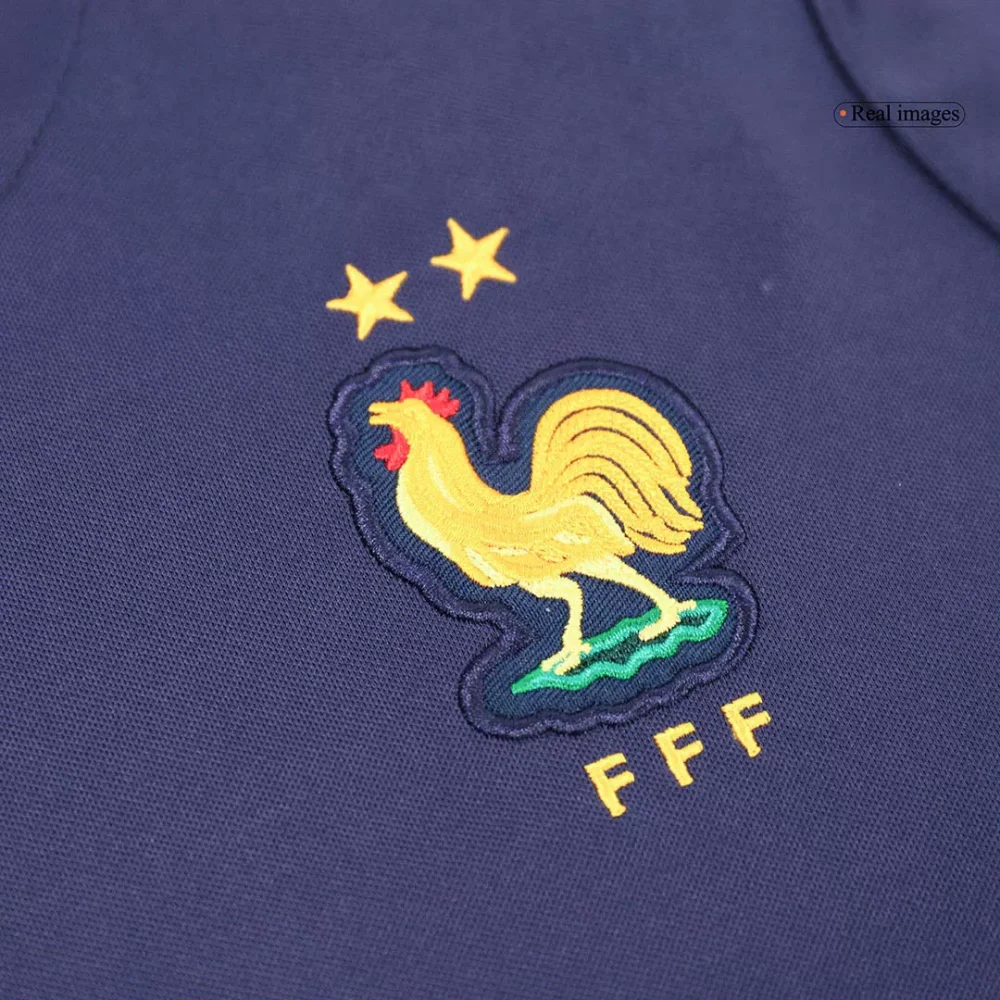France Pre-Match Soccer Jersey EURO Navy - Image 7