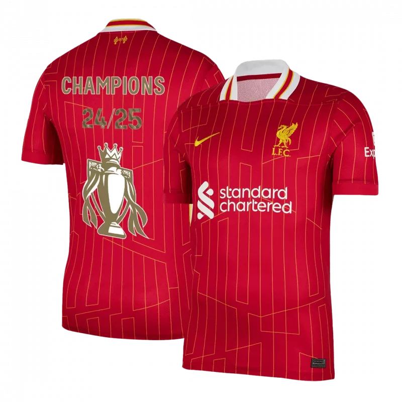 Liverpool Home Soccer Jersey CHAMPIONS 24/25