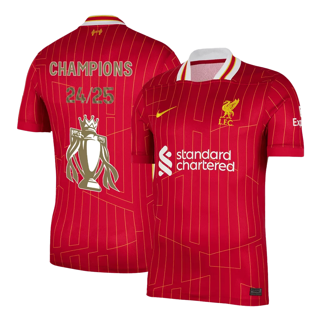 Liverpool Home Soccer Jersey CHAMPIONS 24/25