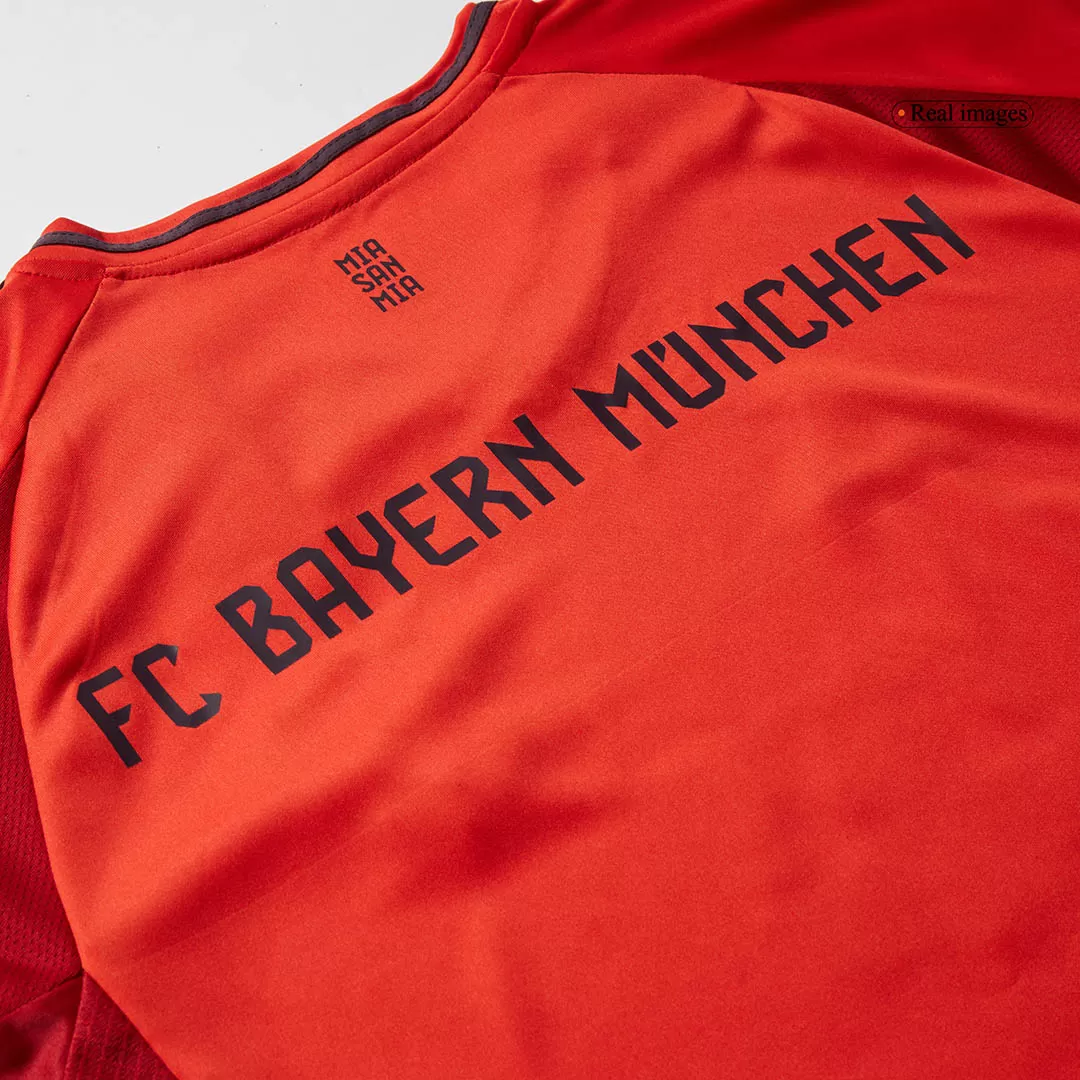 Bayern Munich Home Long Sleeve Soccer Jersey - Image 15