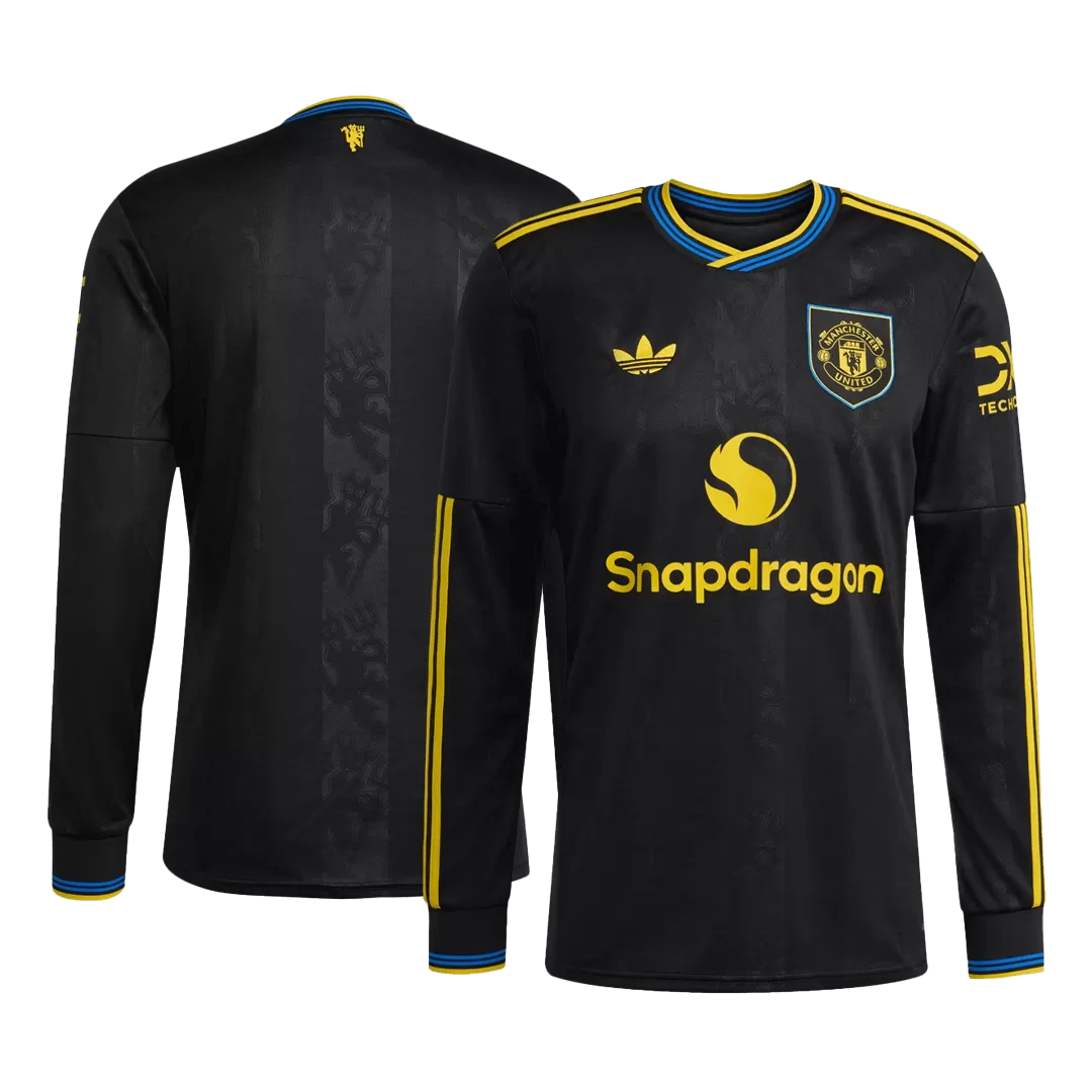 Manchester United Third Away Long Sleeve Jersey 2025/26 - Image 3