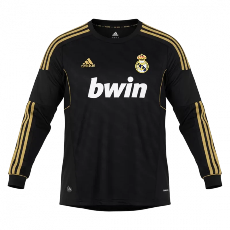 Retro Soccer Jersey Real Madrid Away Long Sleeve 2011/12