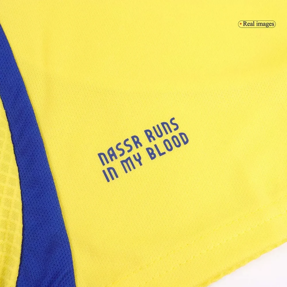 RONALDO #7 Al Nassr Home Kids Soccer Jerseys Kit - Image 13