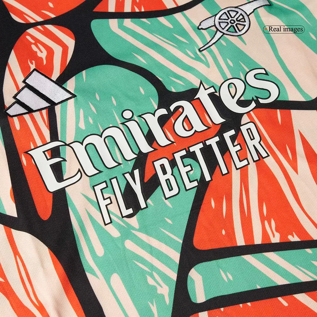 Arsenal Pre-Match Soccer Jersey - Image 10