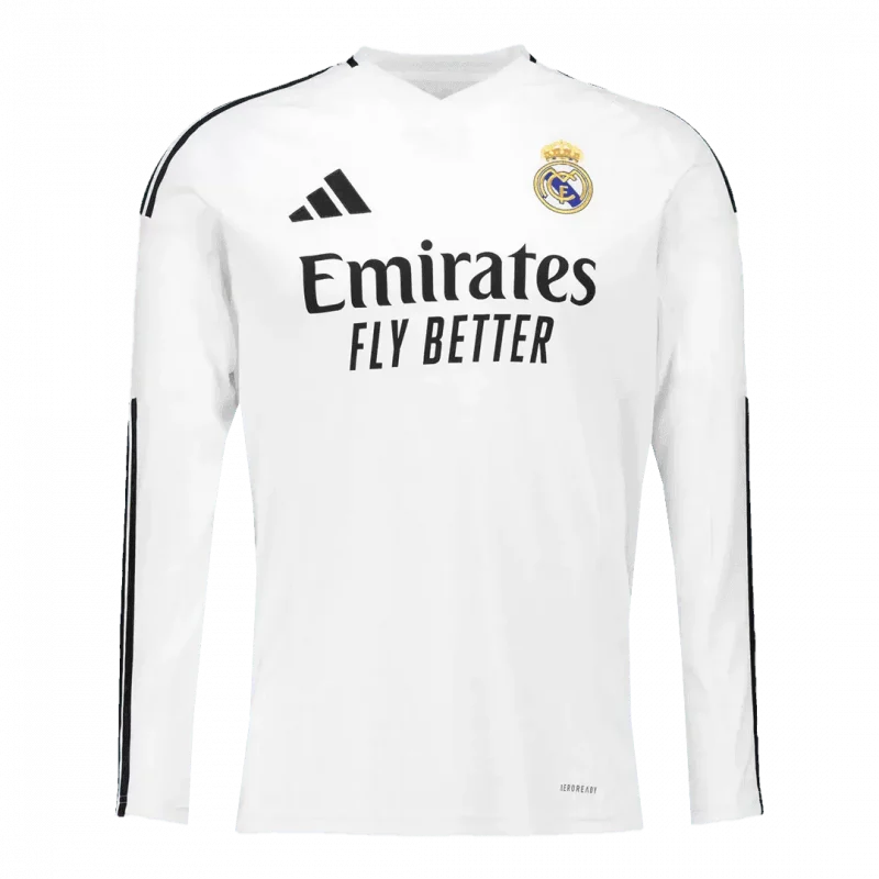 Real Madrid Home Long Sleeve Jersey