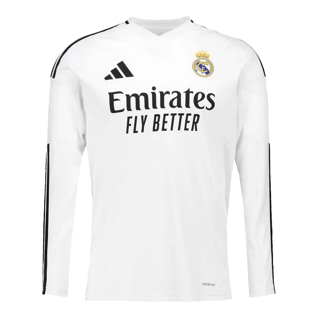 Real Madrid Home Long Sleeve Jersey