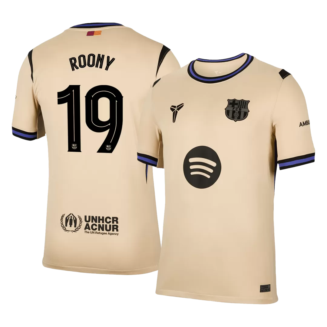 ROONY #19 Barcelona Away Soccer Jersey 2025/26 -UCL
