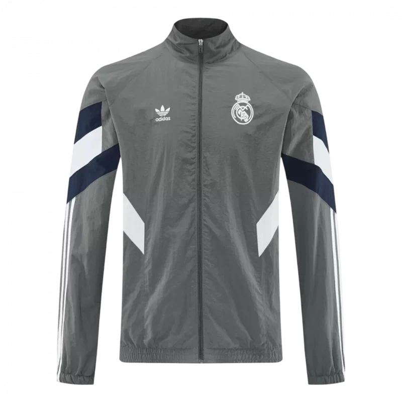 Real Madrid Windbreaker Jacket 2025/26 - Gray