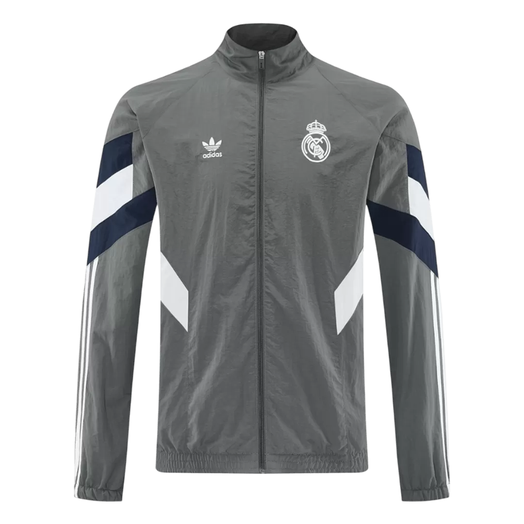 Real Madrid Windbreaker Jacket 2025/26 - Gray