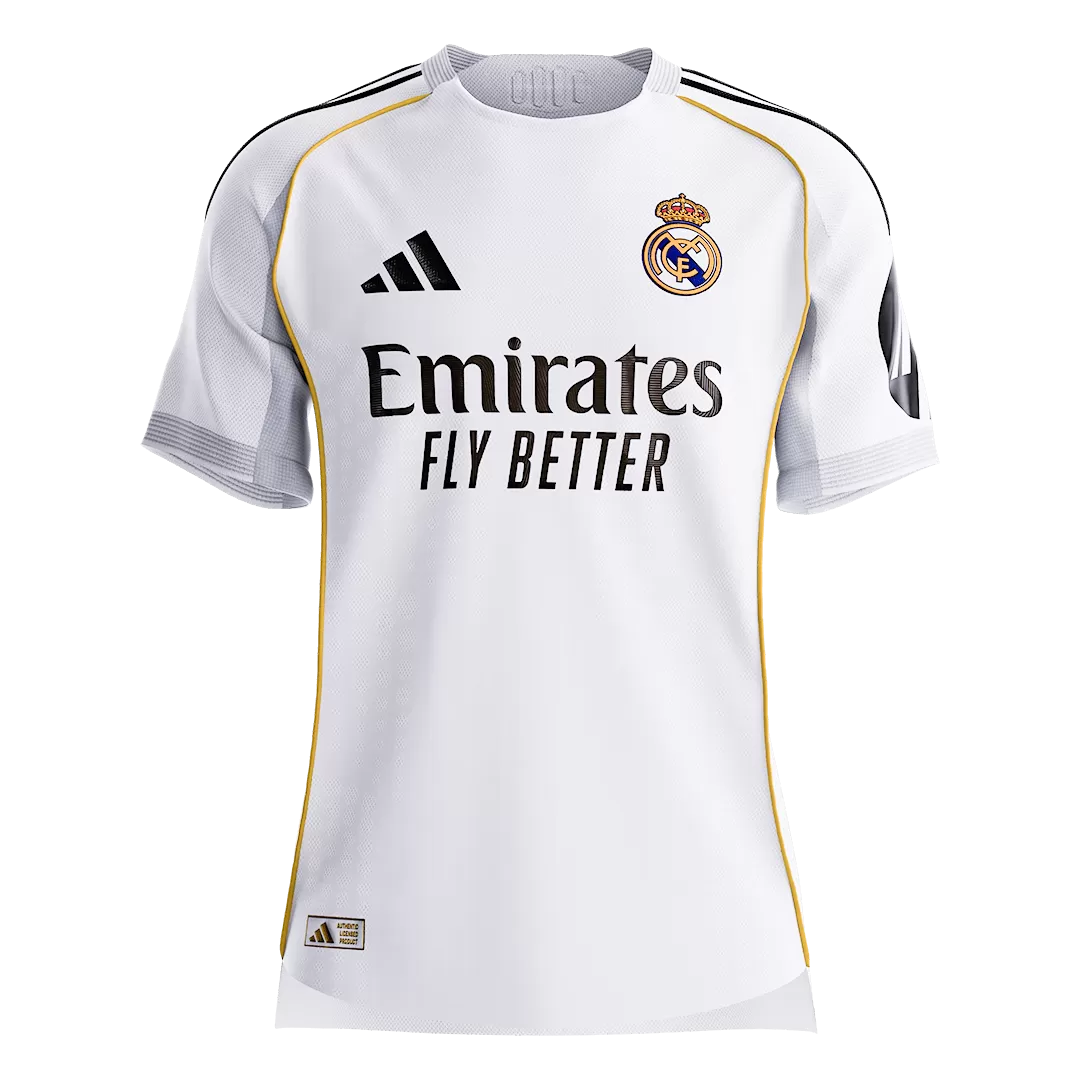 Real Madrid Home Authentic Jerseys Kit 2025/26 - Image 3