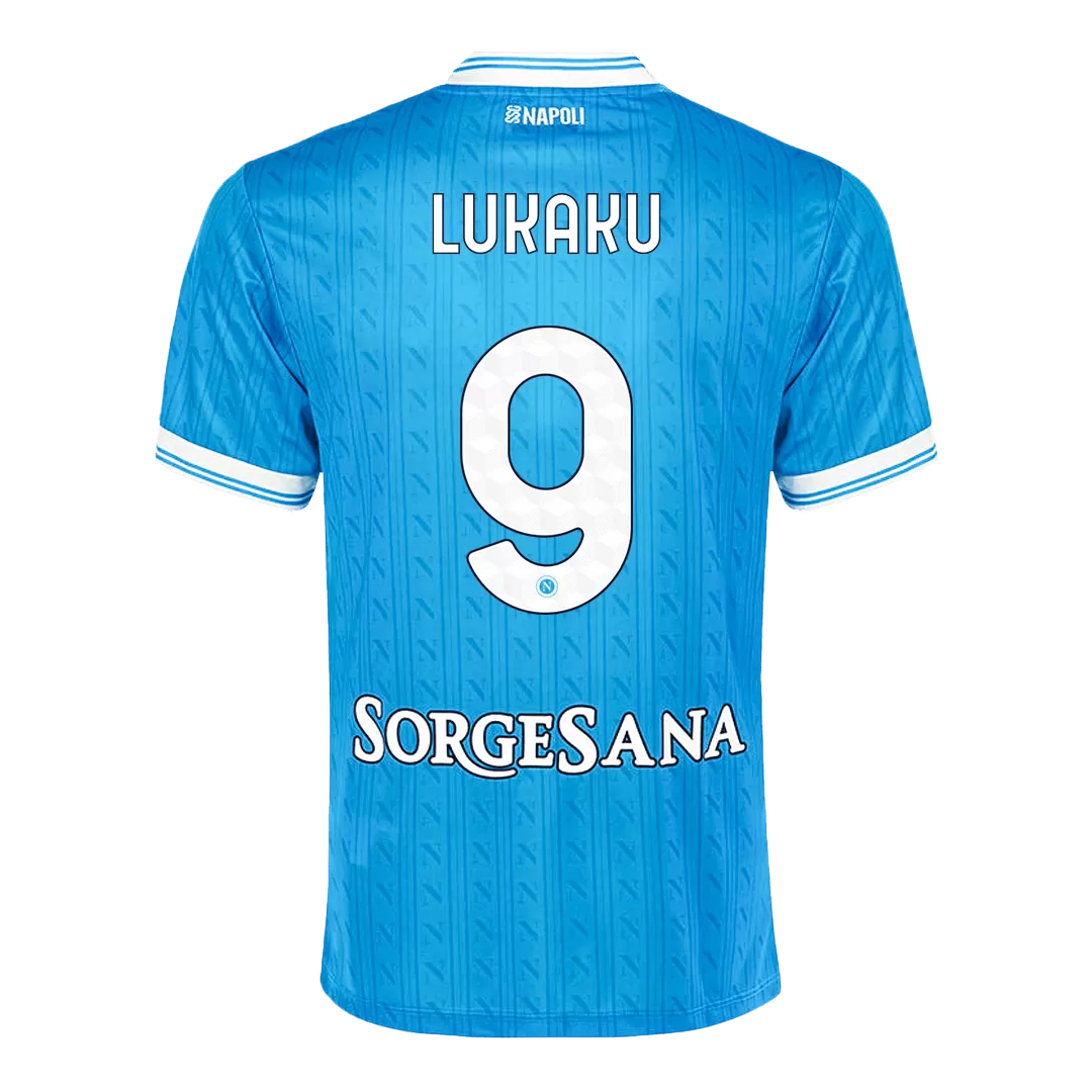 LUKAKU #9 Napoli Home Soccer Jersey 2025/26 - Image 3