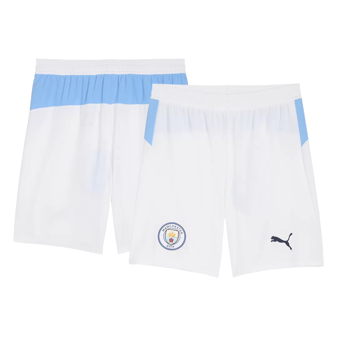 Manchester City Home Soccer Shorts 2025/26 - Image 3