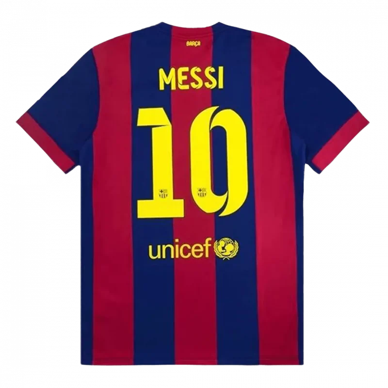 Vintage Soccer Jersey MESSI #10 Barcelona Home 2014/15