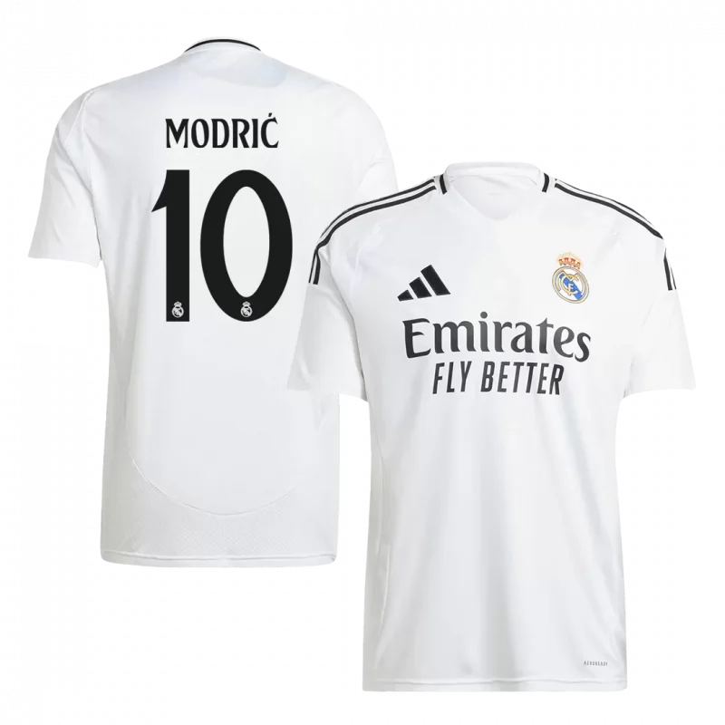MODRIĆ #10 Real Madrid Home Soccer Jersey