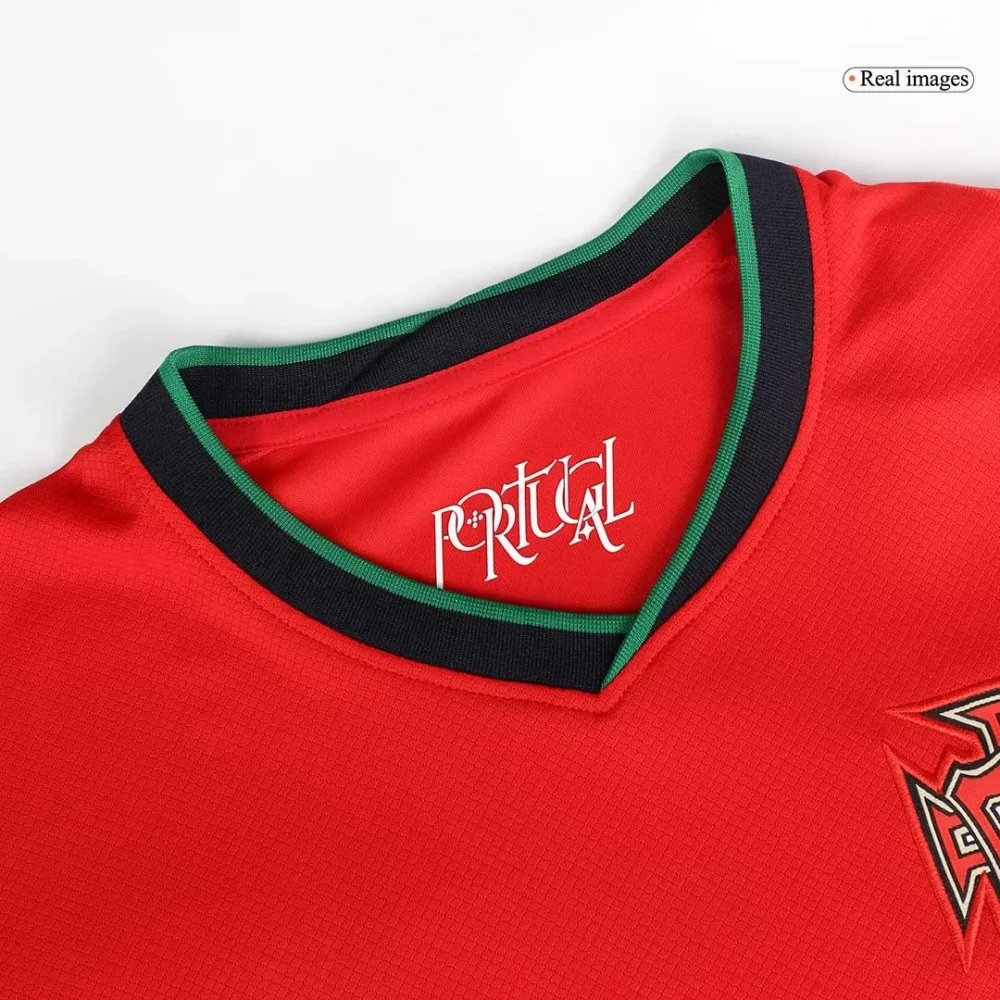 Portugal Home Soccer Jersey EURO - Image 7
