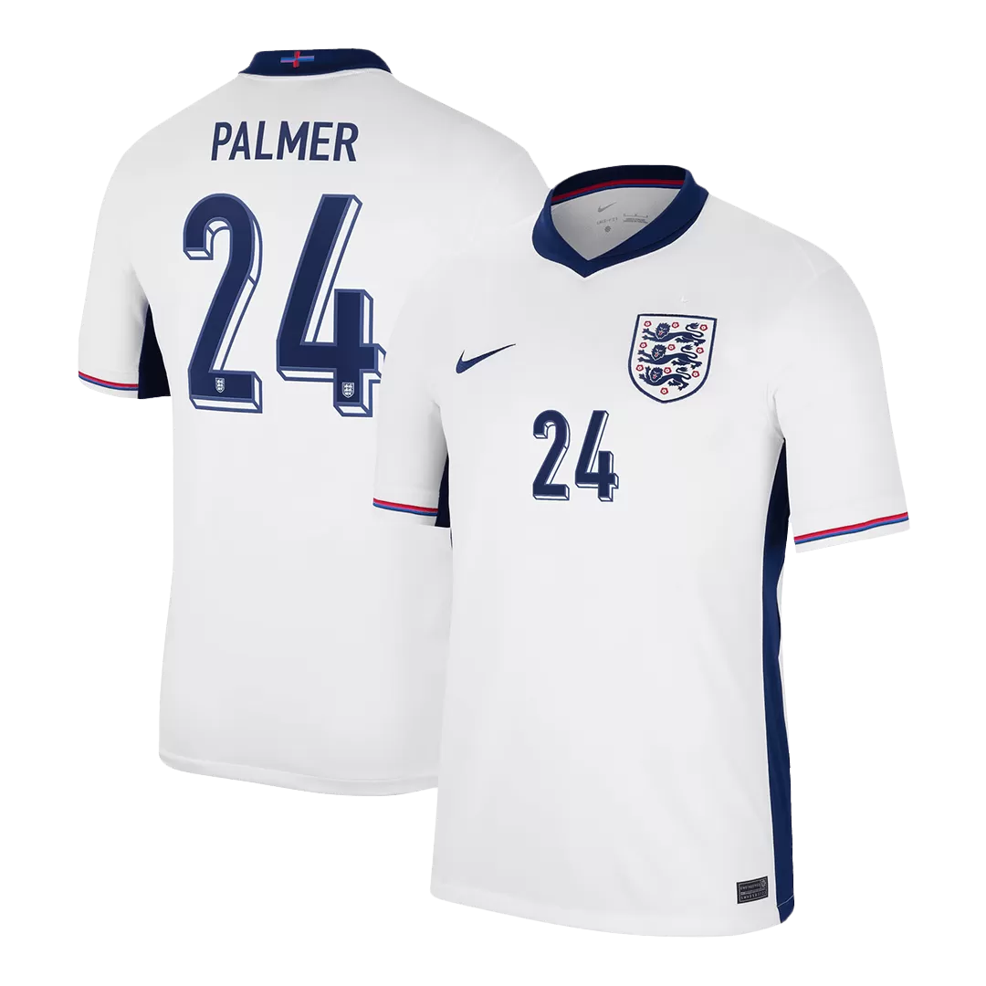 PALMER #24 England Home Soccer Jersey EURO