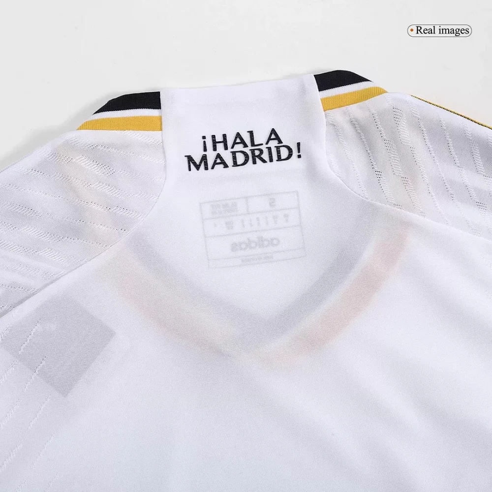MBAPPÉ #9 Real Madrid Home Authentic Soccer Jersey 2023/24 - Image 12