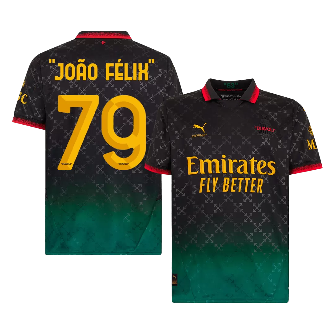 "JOÃO FÉLIX" #79 AC Milan Fourth Away Soccer Jersey