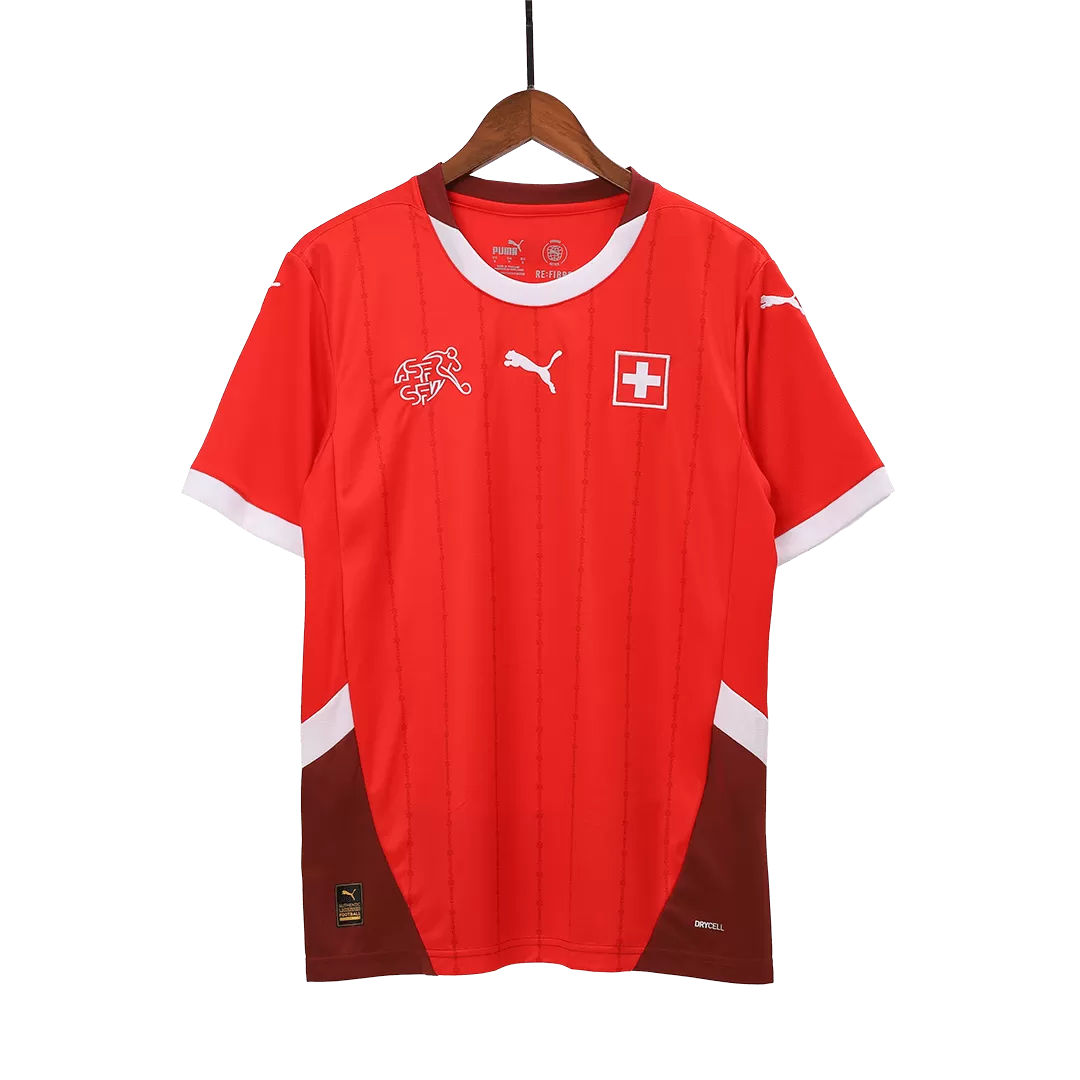 Switzerland Home Soccer Jersey EURO - Image 4