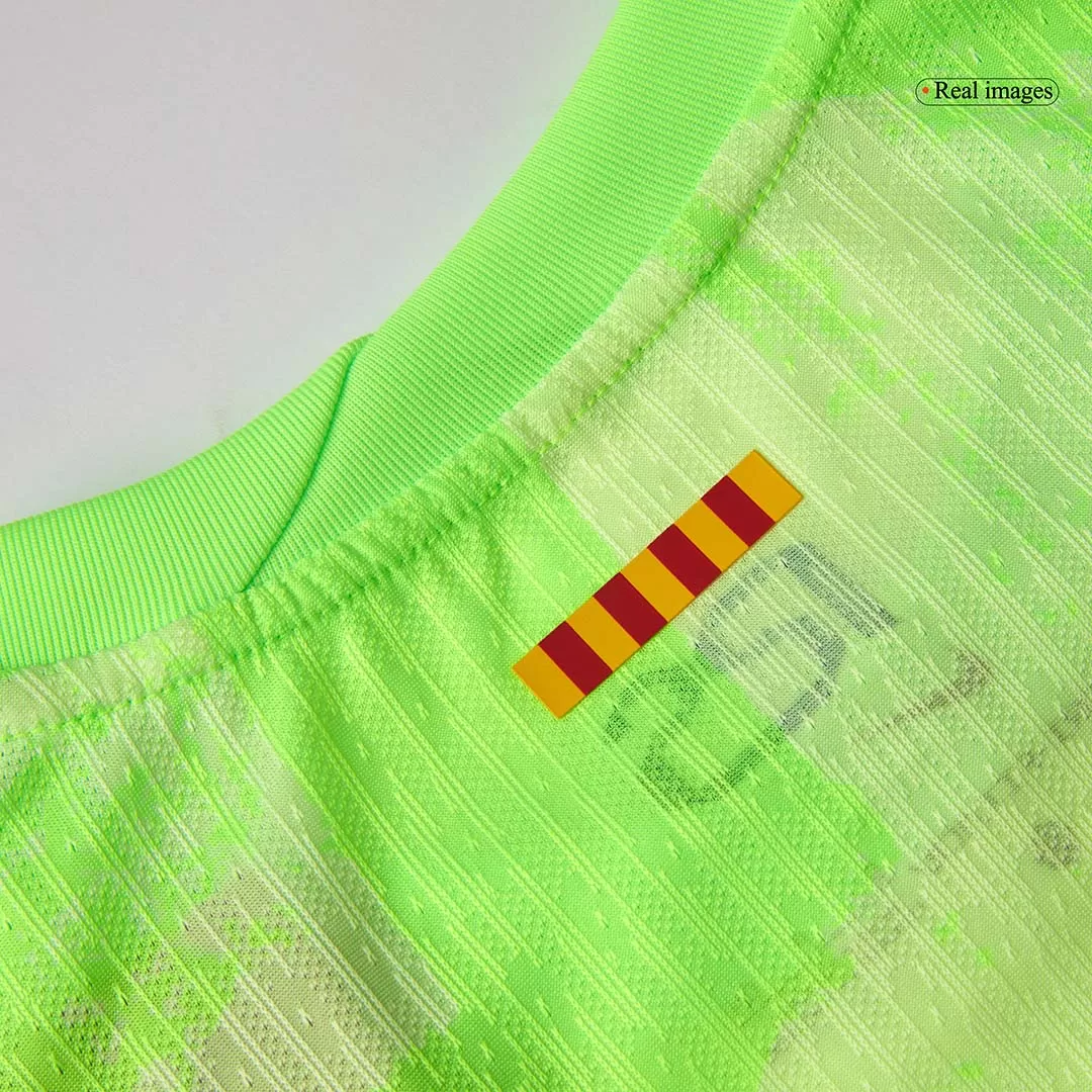 LAMINE YAMAL #19 Barcelona Third Away Authentic Soccer Jersey - UCL - Image 10