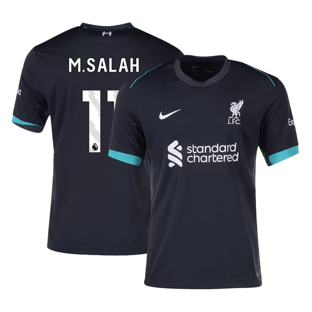 M.SALAH #11 Liverpool Away Soccer Jersey