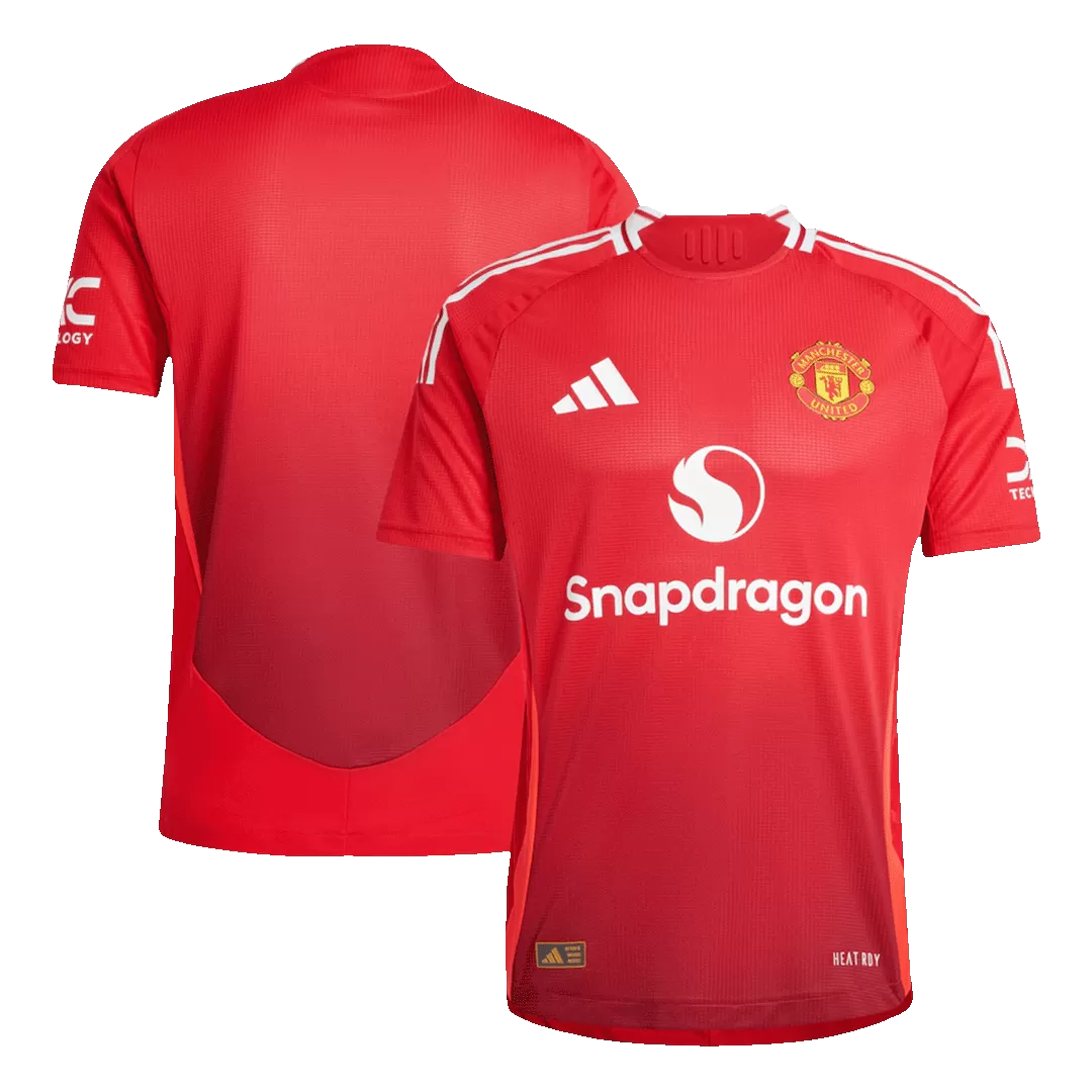 Manchester United Home Authentic Soccer Jersey - Image 5