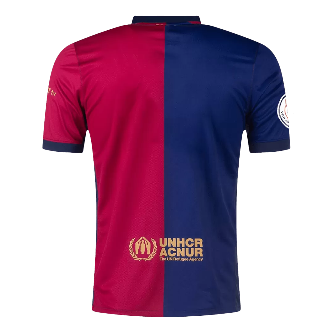 Barcelona Home Soccer Jersey - Copa del Rey Final - Image 2