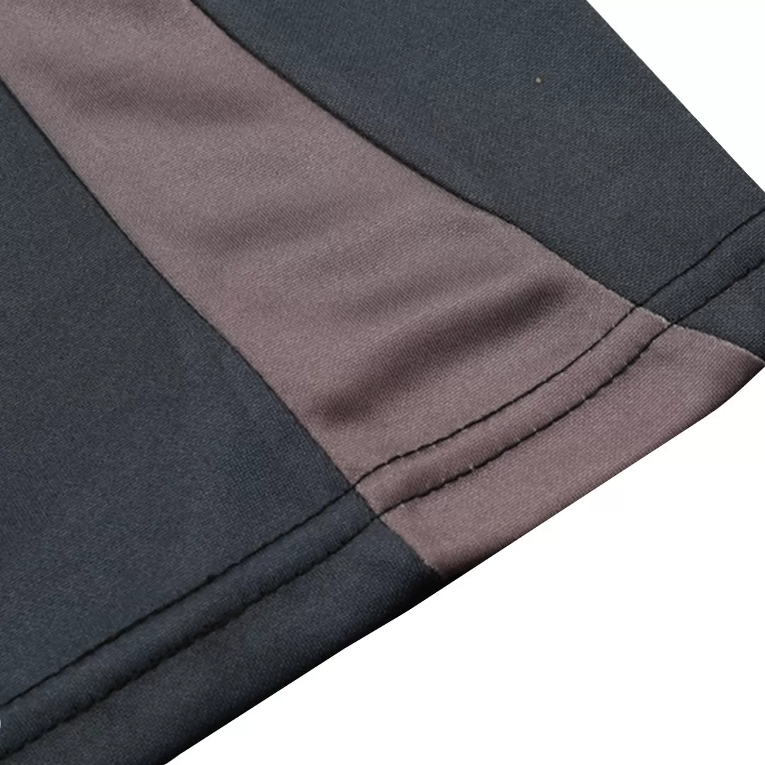 Real Madrid 1/4 Zip Tracksuit Gray - Image 11