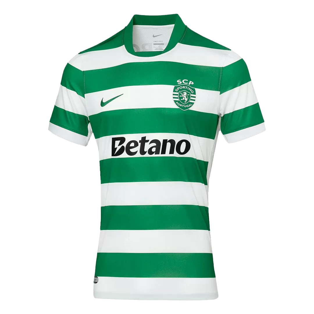 Sporting CP 2025/26 Home Soccer Jersey – Fans Version (Green & White) - Image 4