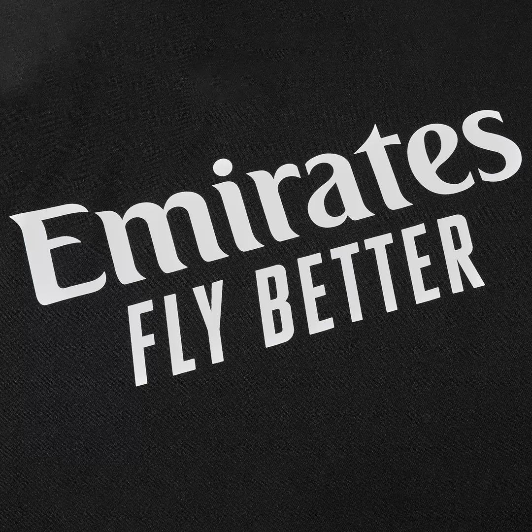 Real Madrid 1/4 Zip Tracksuit 2025/26 Kids Black - Image 9