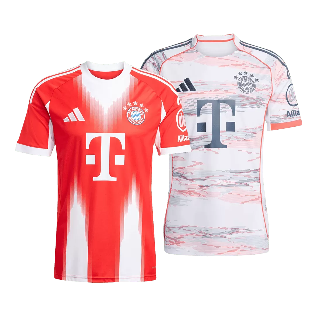 Bayern Munich Home Jersey 2025/26 & Bayern Munich Away Jersey 2025/26