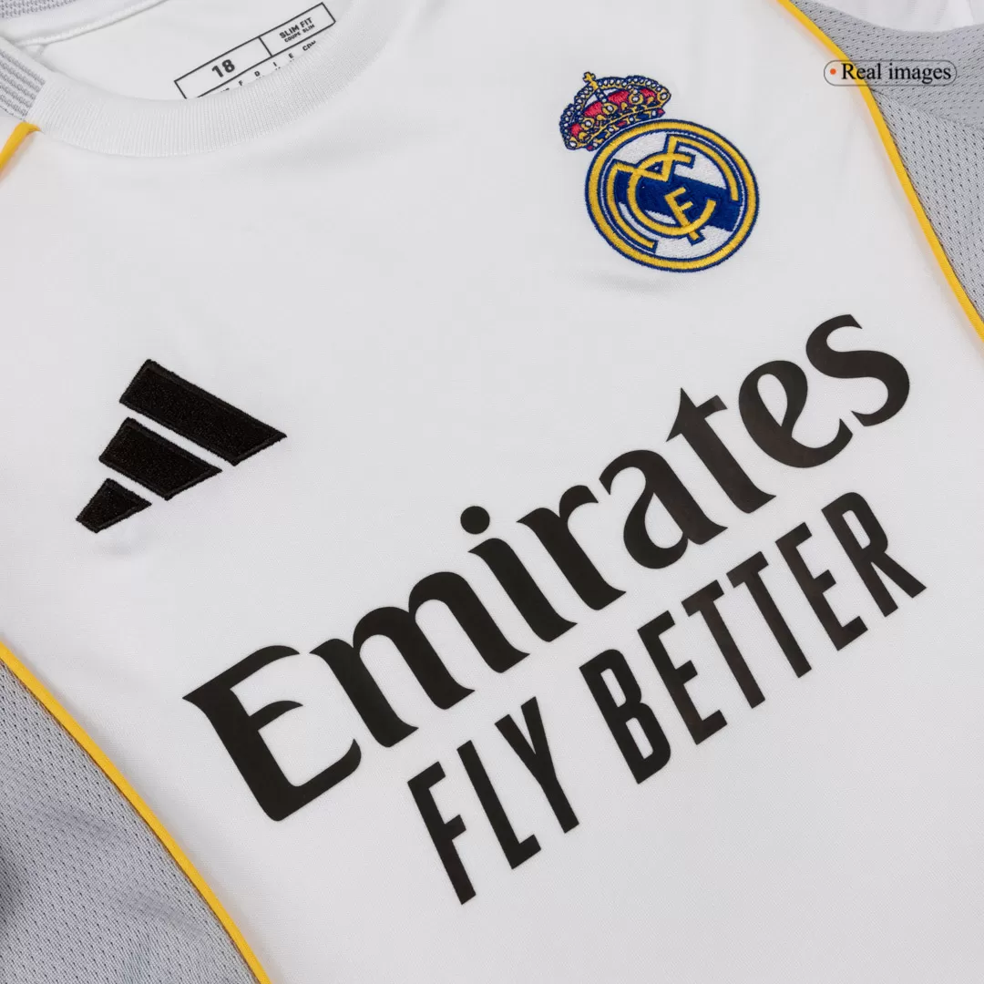 Real Madrid Home Kids Soccer Jerseys Full Kit 2025/26 - Image 7