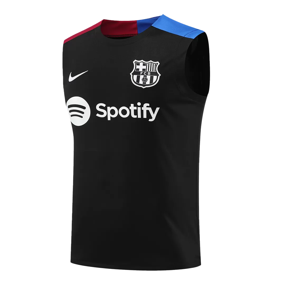 Barcelona Pre-Match Sleeveless Top Black - Image 2