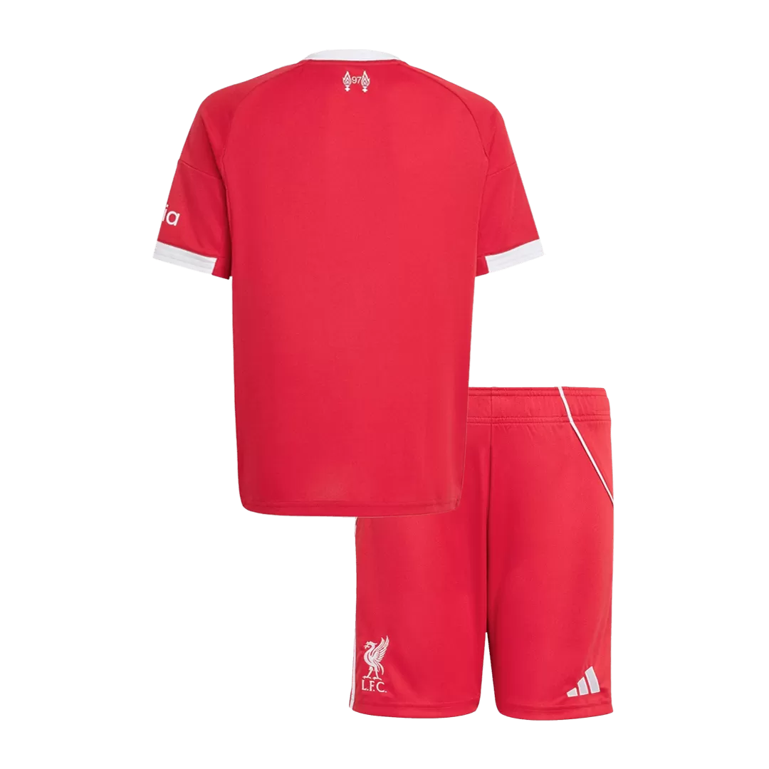 Liverpool Home Kids Soccer Jerseys Kit 2025/26 - Image 2