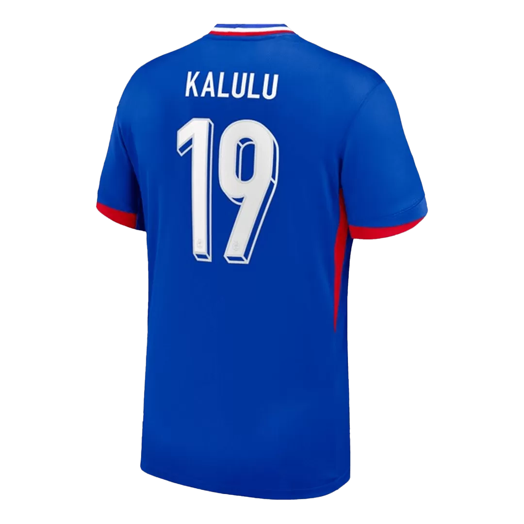KALULU #19 France Home Soccer Jersey - Image 3