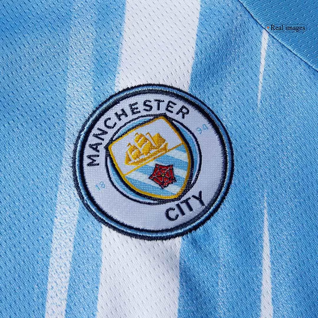 Manchester City Home Kids Soccer Jerseys Kit 2025/26 - Image 9