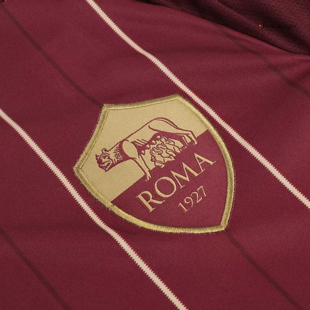 Roma Home Soccer Jersey - Image 8
