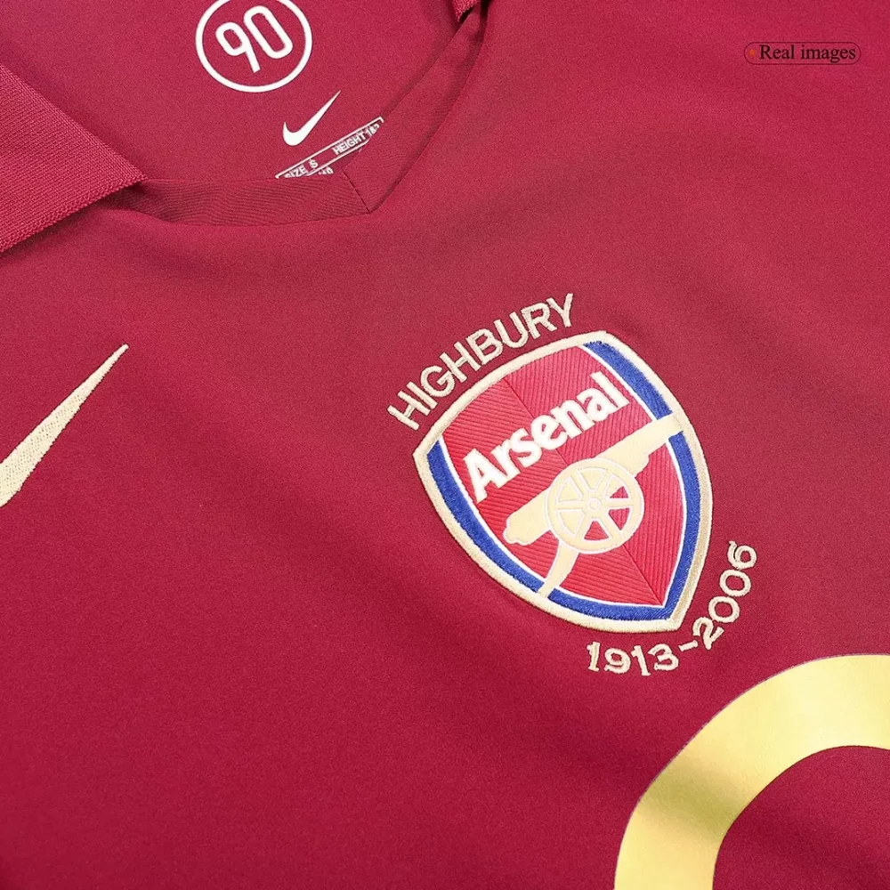 HENRY #14 Arsenal Home Soccer Jersey 2005/06 - Image 3